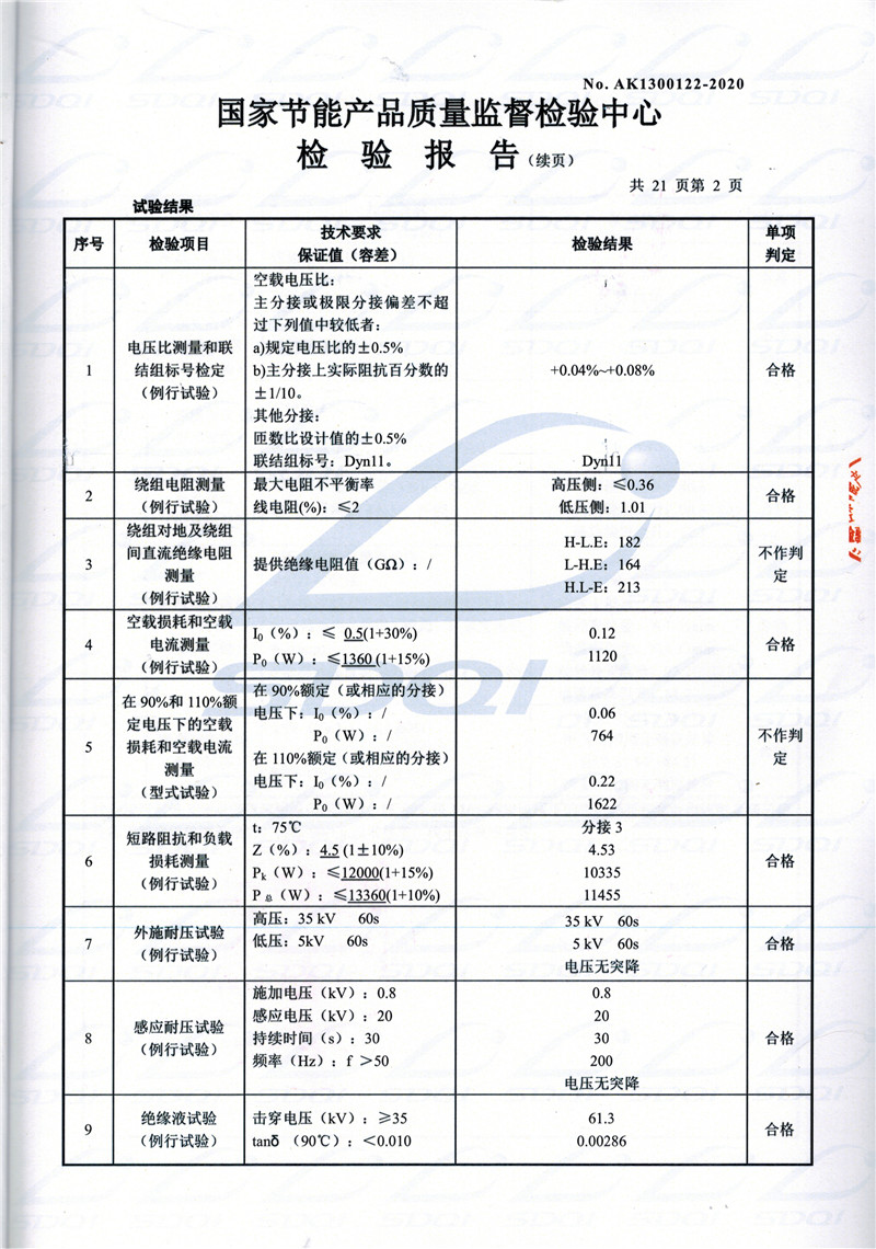 高低压试验报告-S11-1250钟山钟山钟山油浸式变压器-2.jpg